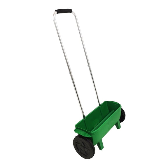 12L Large Capacity Manual Seeding Fertilizers Adjustable Spreader Strong Metal Construction For Yard And Field