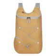 thumbnail image 1 of 12L Mountaineering Backpack Waterproof Ultralight Storage Knapsack Foldable Lightweight Zippers Rucksack Travel Trip Bag (Khaki), 1 of 12