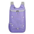 thumbnail image 1 of 12L Mountaineering Backpack Waterproof Ultralight Storage Knapsack Foldable Lightweight Zippers Rucksack Travel Trip Bag (Purple), 1 of 12