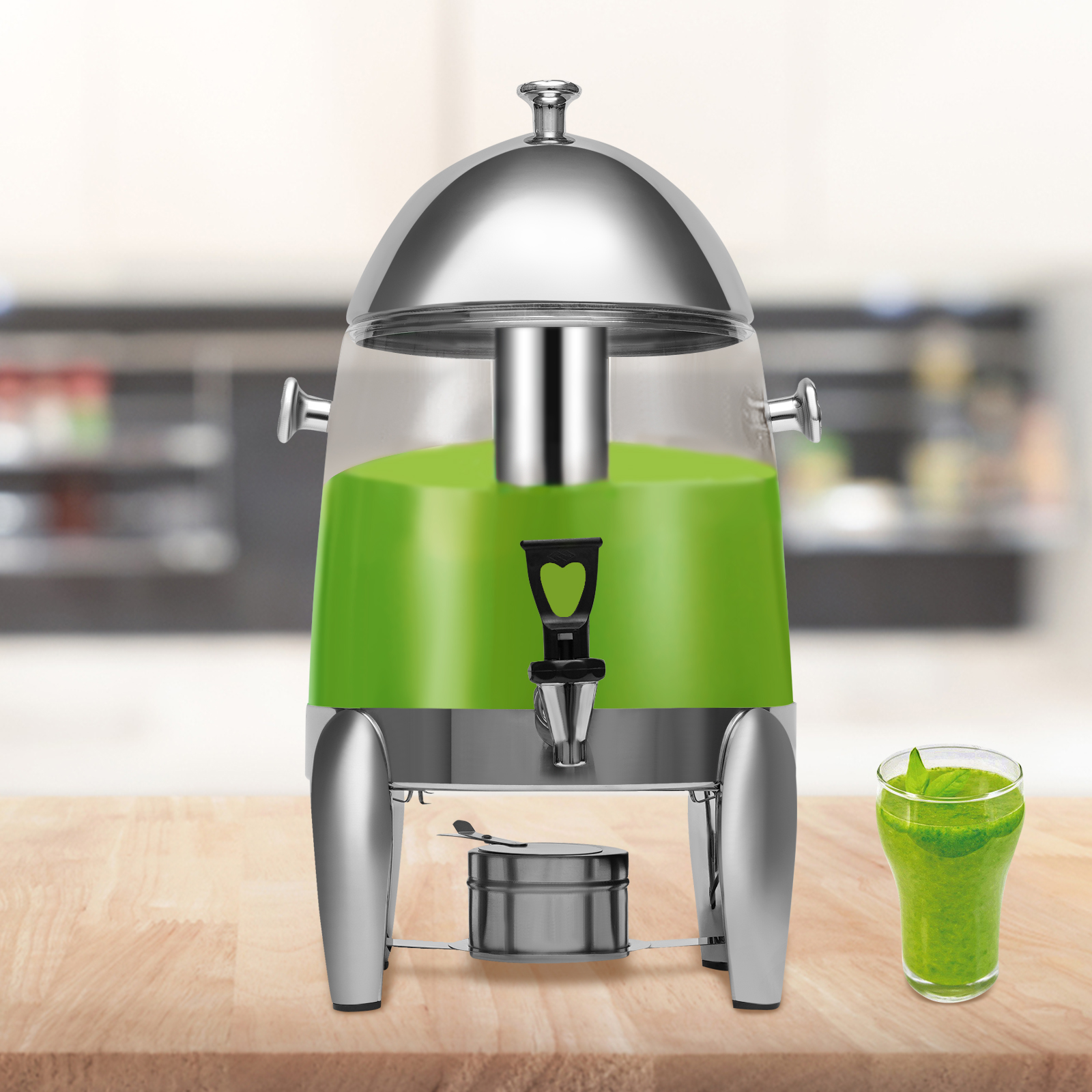 12L Stainless Steel Coffee Urn and Hot Electric Machine, Hot Beverage Dispenser for Restaurants, Home