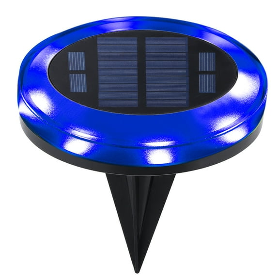 12LED Waterproof Solar Power Buried Light Underground Light In Ground Lamp Outdoor Garden Lawn DecorationBlue