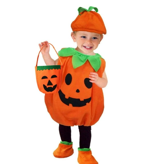 12M-10T Toddler Kids Halloween Costumes With Hat, SILVERCELL Little Boys Girls Sleevelss Jumpsuits Fancy Party Clothes