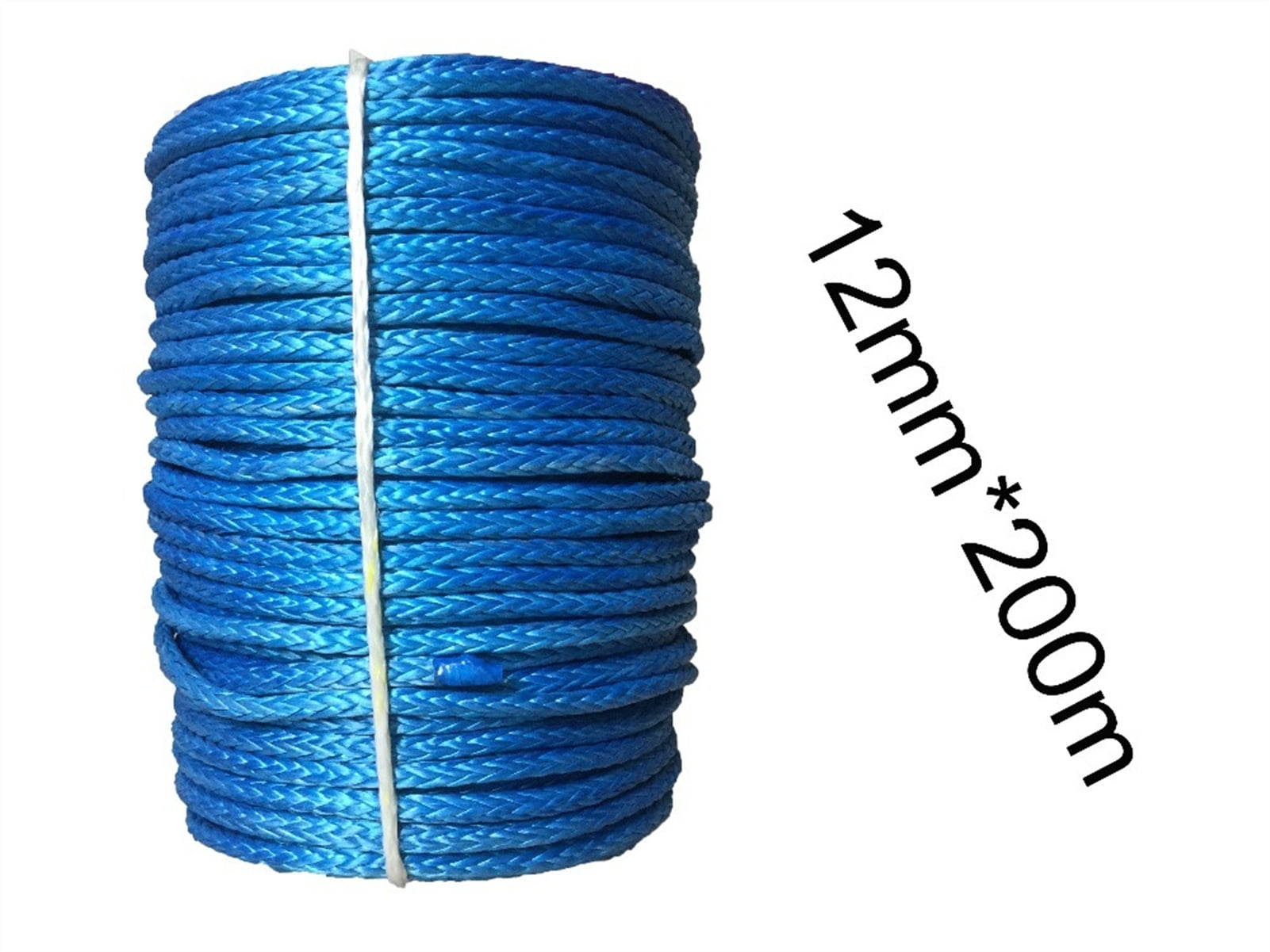 12MM * 200M Fiber Synthetic Winch Rope For 4x4 ATV UTV OFF-ROAD ,Hard and Durable Material
