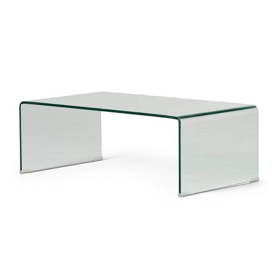 12MM Tempered Bent Glass Coffee Table - Durable & Stylish