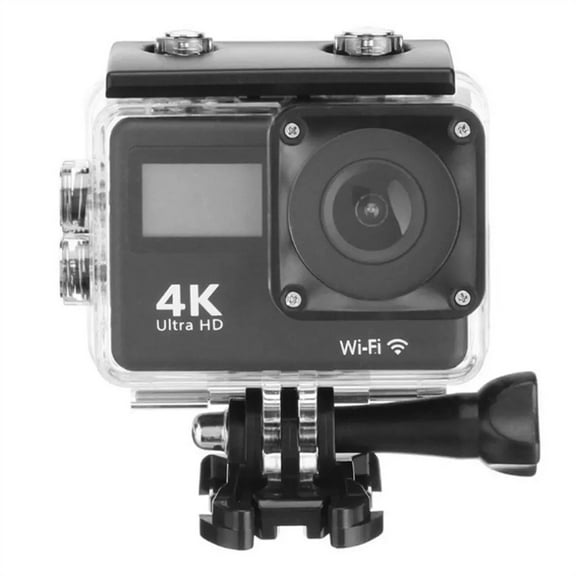 12MP Helmet Action Camera 4K, Ultra HD Dual LCD Screen WiFi 170D Go Waterproof Camera, Sport Video Camera With 2.4G Remote Cotrol ,Easy to Use
