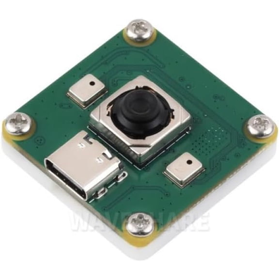 12MP USB Camera Module with IMX378 Sensor, 30 FPS, Low-Light Enhanced, Distortion-Free Lens, Dual Mics for Microcontroller IoT Development Boards SKU-31672