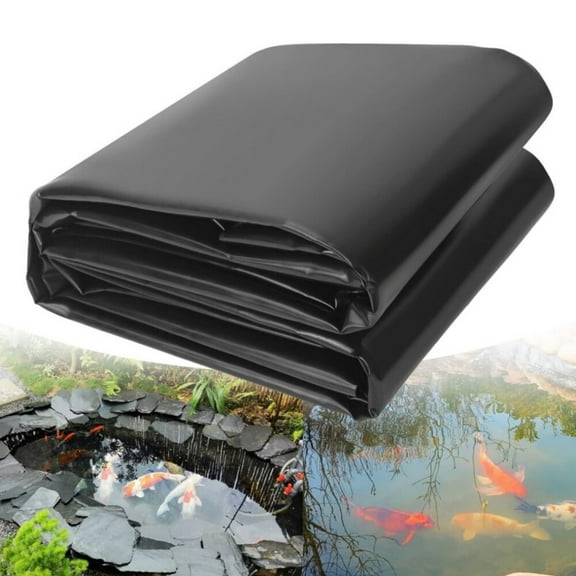 ‌12Mil HDPE Pond Liner 8x10ft - Heavy-Duty Waterproof for Fish Pools, Garden Lakes & Fountains (UV Resistant)‌
