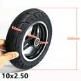 12Mm 10 Inch Electric Scooter 10X2.50 Solid Tyre With Wheel Hub