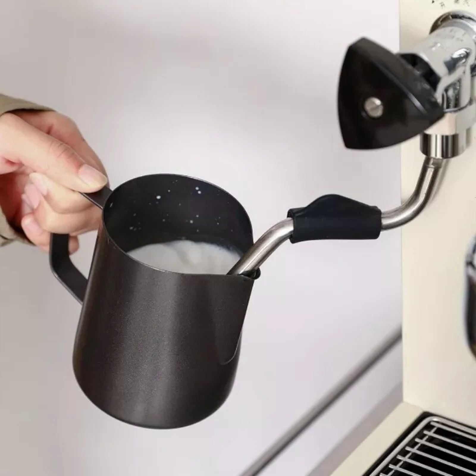 12Oz Stainless Steel Milk Frothing Pitcher Cup Coffee Latte Craft Mug Us Stock