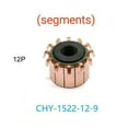thumbnail image 1 of 12P/16P Motor Commutator Teeth Copper Hook Electrical Motor Commutator 9×23×17.5(18)Mm/23x8x17mm/26x8x17.6mm DC Motor Commutator, 1 of 6