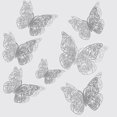 thumbnail image 1 of 12PC 3D Butterfly Wall Decor Stickers 12PCS, Gold Removable Butterfly Decorations for Bedroom, Party, Wedding, Cake Crafts,S,Wall stickers, 1 of 9