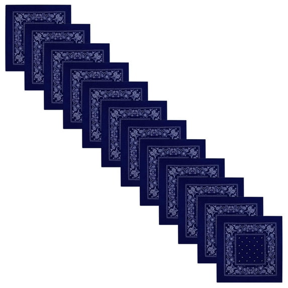 12PC Bandanas For Men And Women Fashion Bandana Soft And Durable Bandana