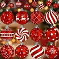 thumbnail image 1 of 12PC Christmas Ball Cutouts, Bulletin Board Decorations for Classroom, Winter Holiday Cut-Outs Ornaments & Stickers for Wall Window Blackboard Decor, Home School Xmas Party Supplies, 1 of 7