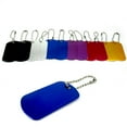 thumbnail image 1 of 12PC Colorful Stamping Blanks Anodized Aluminum Pet ID Tag Engraved Personalized, 1 of 3