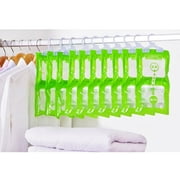 12PC Hanging Dehumidifier Bags,500ml Moisture Absorbers for Closet,Bathroom & Basement,Damp Proof with Fresh Scent,Portable Humidity Control for Home,RV,Dorm