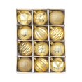 thumbnail image 1 of 12PC Christmas Balls Ornaments Xmas Tree Hanging Balls for Holiday Party Wedding Decoration, Shatterproof Tree Ornaments for Home and Event Display,2.4 Inch, 1 of 7