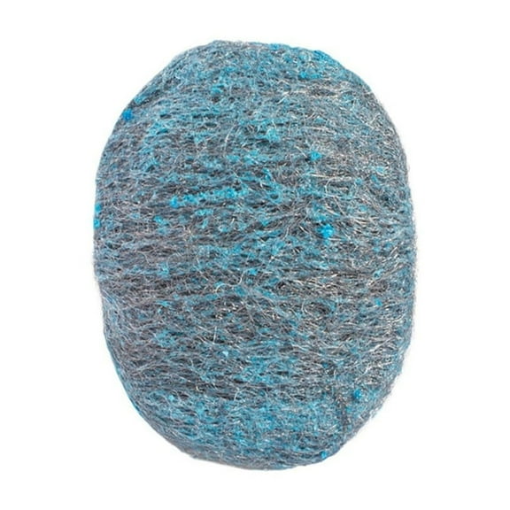 12PC Steel Wool Soap Pads - Reusable Scouring Pads for Pots, Pans & Grills