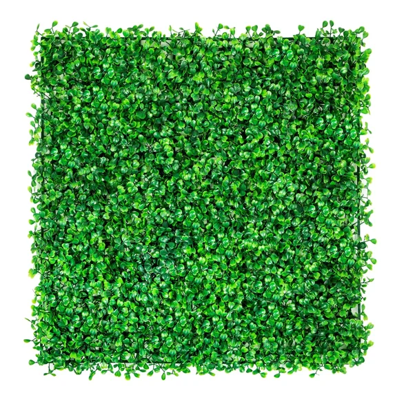 12PCS 10x10 Inch Artificial Boxwood Panels for Outdoor Indoor Use,UV Protected Hedge Wall Mat,Privacy Screen for Garden and Backyard Decor