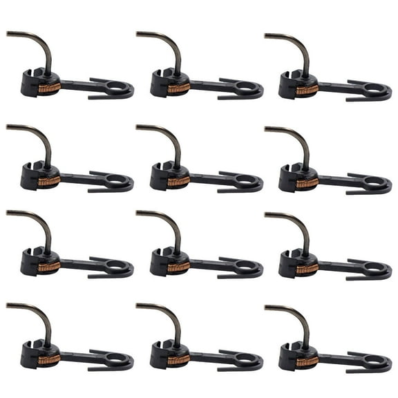 12PCS 20mm Magnetic Knuckle Couplers for HO 1:87 Scale Model Trains, Universal Easy-Install Couplers