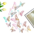thumbnail image 1 of 12PCS 3D Butterfly Wall Decals, Shimmering Metallic Butterfly Stickers for Bedroom Decor, Removable 3D Wall Art for Wedding Party Nursery Dorm Room, Multi-Size Colorful DIY Home Decoration, 1 of 5