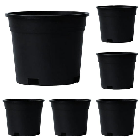 12PCS 4 Gallon Flexible Seedling Pots Thick Nursery Containers with Drainage Holes, Ideal for Propagation, Succulents, Flower Growing & Home Gardening