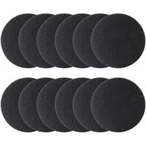 12PCS 6.7inch Kitchen Compost Bin Charcoal Filter Replacements,Compost Pail Replacement Carbon Filters,Charcoal Filter Replacements for Kitchen Compost Bins,Compost Pail Carbon Filter Refills,Black,
