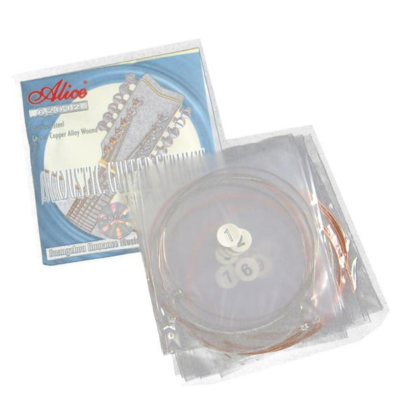 12PCS Acoustic Folk Guitar Replacement Strings /G// Response