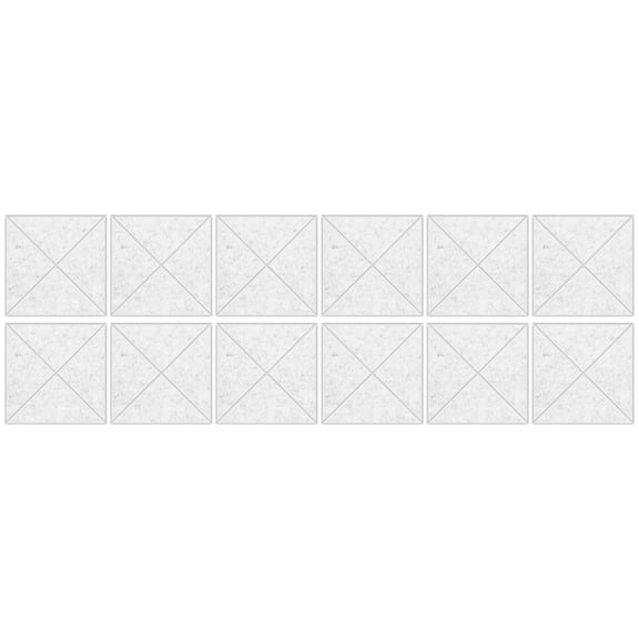 12PCS Acoustics Foam Wall Tiles Soundproof Foam Panel Square Wall Panels Perfect for Quiet Study Spaces and Library