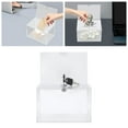 thumbnail image 1 of 12PCS Acrylic Suggestion Boxes Clear Acrylic Donation Box Ballot Box with Lock, 1 of 8