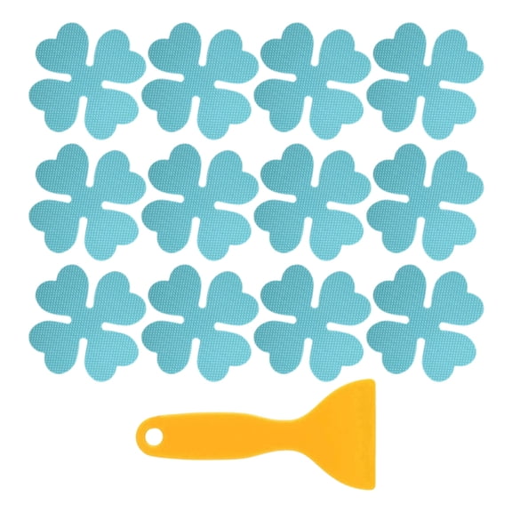 12PCS Anti Slip Bath Stickers Design Adhesive Treads for Wet Place