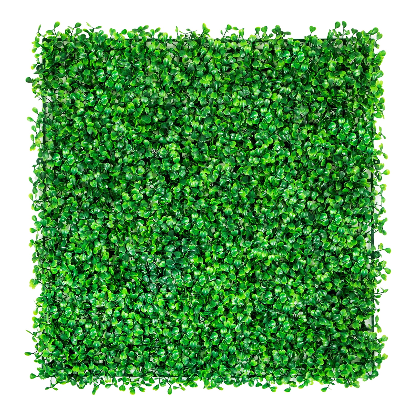 12PCS Artificial Boxwood Panels, Boxwood Hedge Wall Mat,Artificial Grass Backdrop Wall, Privacy Hedge Screen UV Protected for Outdoor Indoor Garden Fence Backyard, 10"x10"