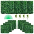 thumbnail image 1 of 12PCS Artificial Boxwood Panels, Boxwood Hedge Wall Panels,Artificial Grass Backdrop Wall 1.6\",Privacy Hedge Screen UV Protected for Outdoor Indoor Garden Fence Backyard, 20x20inch, 1 of 9