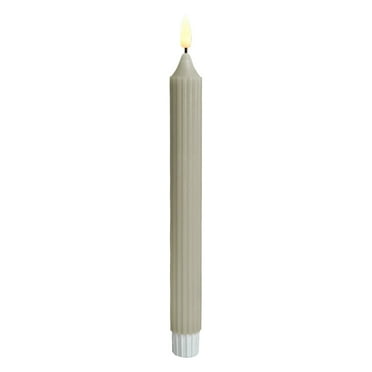 12PCS Battery Operated Flameless LED Taper Candles Lights Fake Candles