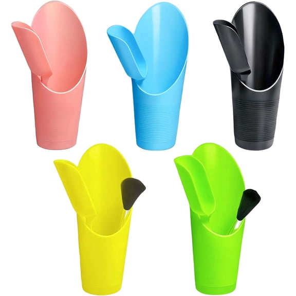 12PCS Bonsai Soil Scoop Set - Plastic Garden Scoops Small Mini Potting Shovels, Dual-Size Succulent Planting Tools for Indoor Plants, Planting, Transplanting Soil Mixing