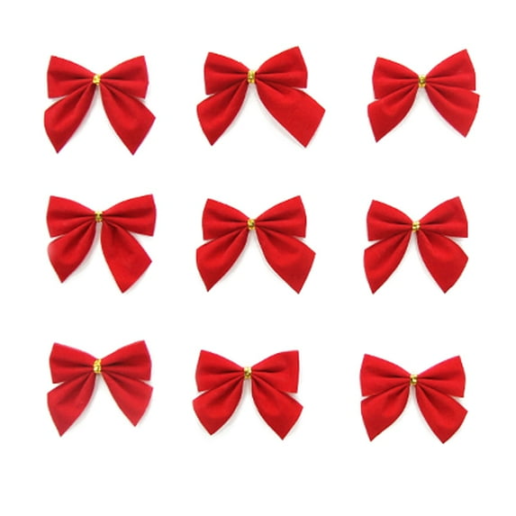 12PCS Bows for Christmas Tree Christmas Bows for Tree Mini Christmas Bows Christmas Tree Bow Mini Christmas Bows