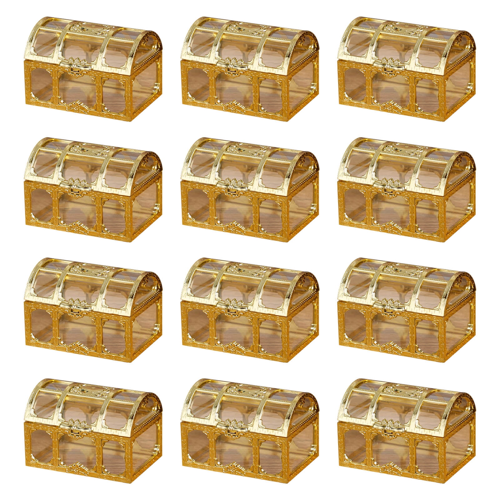 Candy Chest Box 12PCS Candy Boxes Set Functional and Beautiful Treasure Box Candy Gift ...