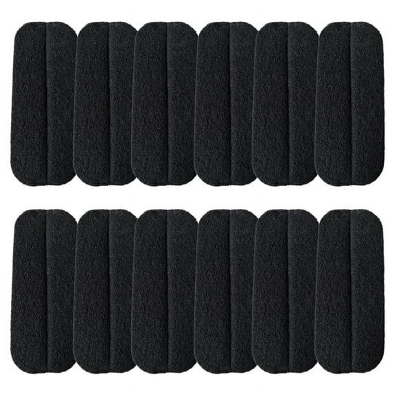 12PCS Ceiling Fan Filter Activated Coconut Shells Carbon Air Filters Self-Adhesive Ceiling Fan Blade Top Keeps Air Fresh