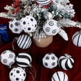 12PCS Christmas Balls Ornament 2.4" Glittering Hanging Xmas Balls for