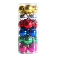 thumbnail image 1 of 12PCS Christmas Balls Ornaments for Xmas Christmas Tree Christmas Xmas Tree Ball Bauble Hanging Home Party Ornament Decor Multicolor-B, 1 of 8