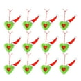 thumbnail image 1 of 12PCS Christmas Tree Hanging Ball Ornament, Merry Christmas Green Balls Gifts for Christmas Tree Wreath Fireplace Holiday Indoor Home Office Decorations, 1 of 7