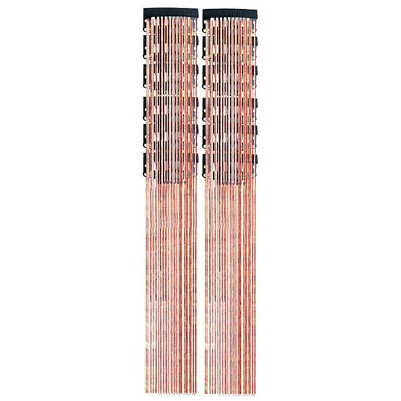 12PCS Clip in Tinsel Hair Extensions, 20 Inch Tinsel Hair Extensions Clip in Champagne, Glitter Hair Extensions Heat Resistant, Festival Sparkling Fairy Hair Party Accessories