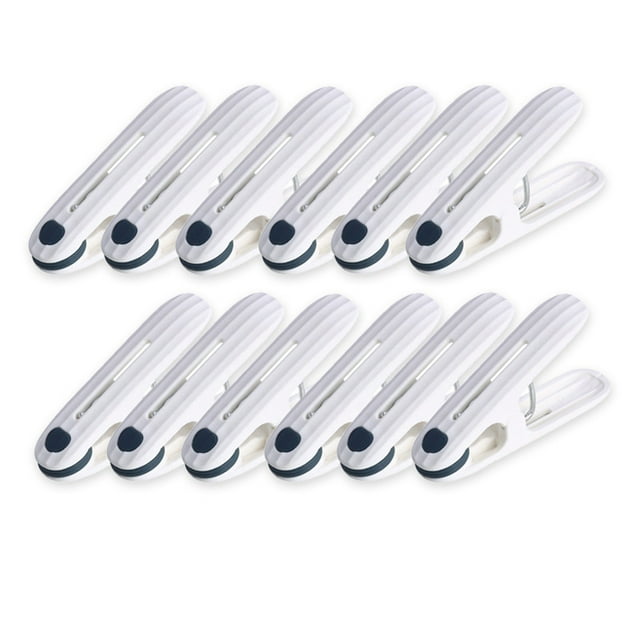 12PCS Clothes Drying Clip Seamless Clothes Hanger Windproof Fixed Clip