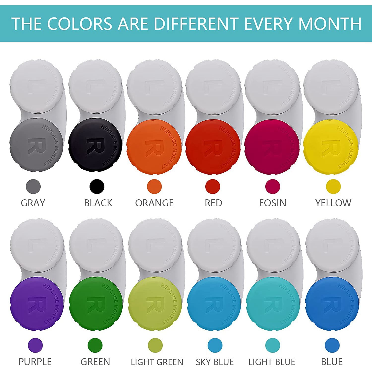 12+ Color Contacts Red