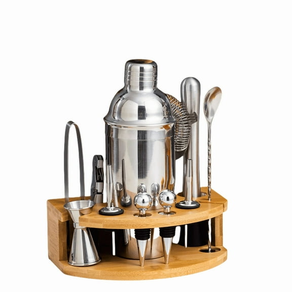 12PCS Complete Bartending Kit In Elegant Design For Craft Cocktails