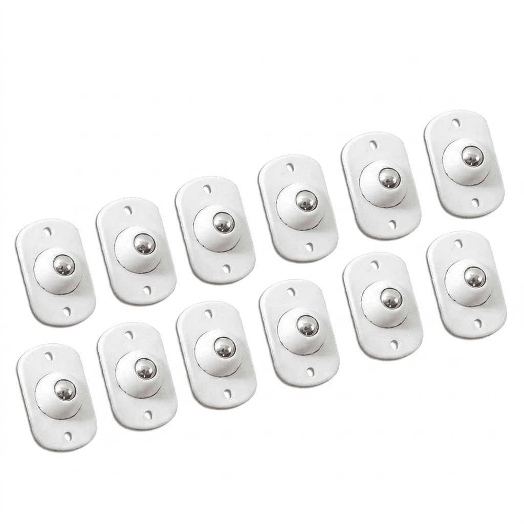 12PCS Countertop Appliance Adhesive Wheels Miniature Caster Wheels ...