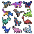 thumbnail image 1 of 12PCS Dinosaur Shoe Charms Cute Dino Shoe Charms Dinosaur Theme Charms for Croc Clog Decoration Fun Shoe Accessories for Girls Boys Teens Kids Adults Dinosaur Gifts, 1 of 7