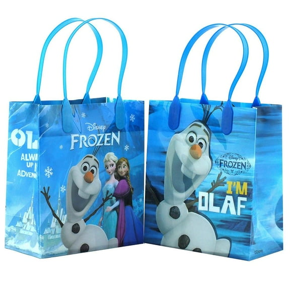 12PCS Disney Frozen Goodie Party Favor Gift Birthday Loot Reusable Bags Small