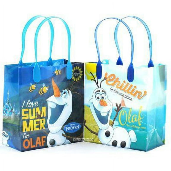 Disney Birthday Frozen Olaf Party Bags, 12 Count