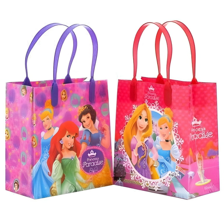 12PCS Disney Princess Goodie Party Favor Gift Birthday Loot Reusable Bags