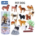 thumbnail image 1 of 12PCS Dog Figurines, Realistic Plastic Puppy Figurines, Hand Painted Emulational Tiny Dogs Animals Toy, Dog Cake Topper Christmas Birthday Gift for Kids & Toddlers, 1 of 5